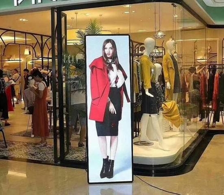 P2.5 LED Poster Display With AC110V/220V Input Voltage Size 640*1920mm 200W Energy Saving