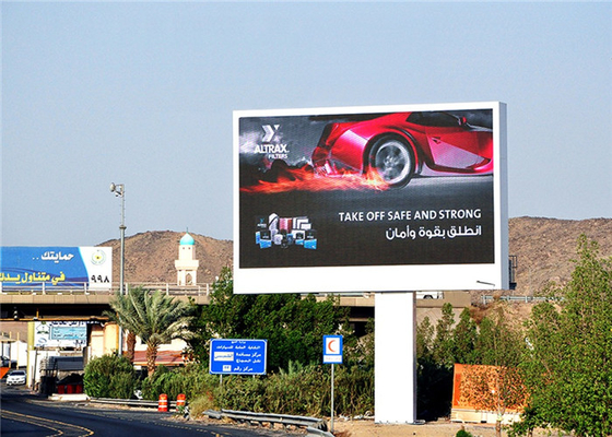 Supermarkets P10 32*16 9500K Outdoor Fixed LED Display