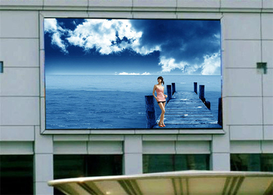 Supermarkets P10 32*16 9500K Outdoor Fixed LED Display