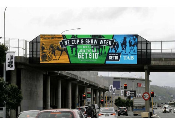 P8mm Outdoor Fixed LED Display Exterior Led Display Super Wide Viewing Angle