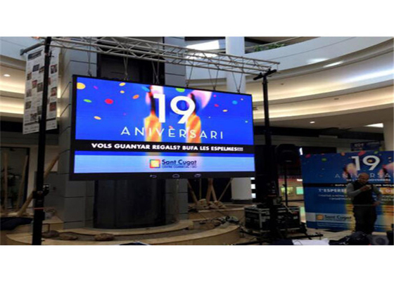 Super HD 4K P2.976mm Indoor Stage Rental LED Display 3840Hz Refresh Frequency Cabinet 500*500mm
