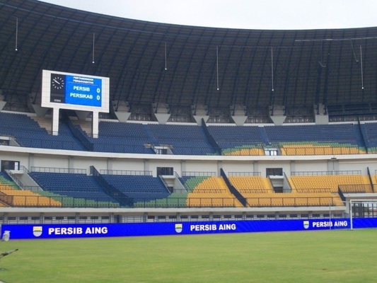 P10 LED display Rich Color Sports Ground Advertising Boards , LED screen stadium