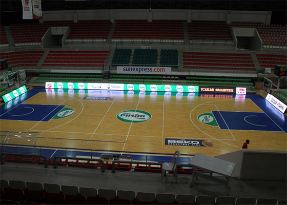 SMD3535 P8mm Sport Perimeter LED Display 960*960mm Cabinet IP65 Water Resistant 6800nits
