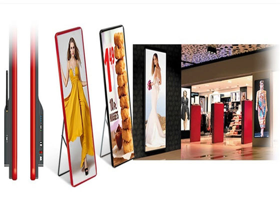 Cascade Connection LED Poster Display Base Style For Exhibitions Airports Stations