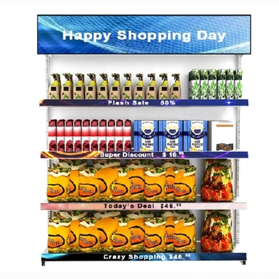 Indoor 1.2mm Pixels 600CD/M2 6.5WGOB Shelf LED Display