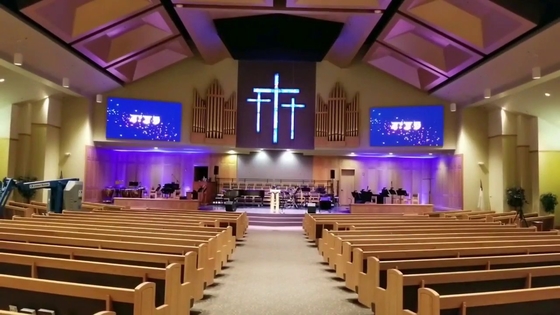 320x160mm 400cd/sqm Indoor Led Display Board P2.5 Indoor Advertising Led Display