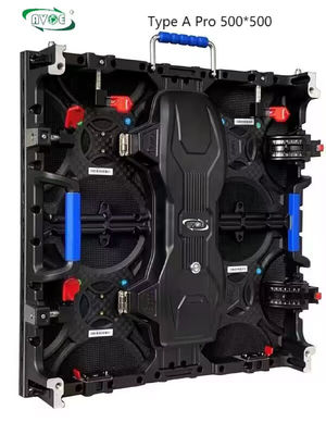 Type A Pro P3.91 Outdoor Rental LED Display Curve Cabinet 500x500 / 500x1000 With Two Locks