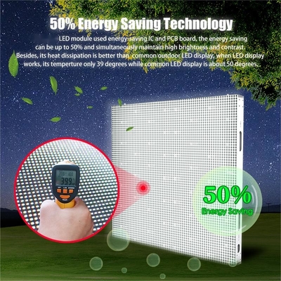 P5.7 Stały Zewnętrzny Ekran LED Częstotliwość Odświeżania 3840Hz Jasność 8000cd/M2