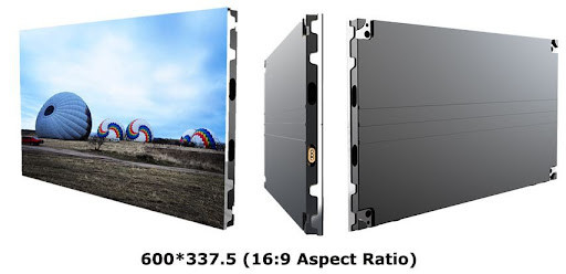 Wewnętrzny panel LED 600*337.5mm HD 4K COB P0.9/P1.25 Ściana wideo LED do kościoła