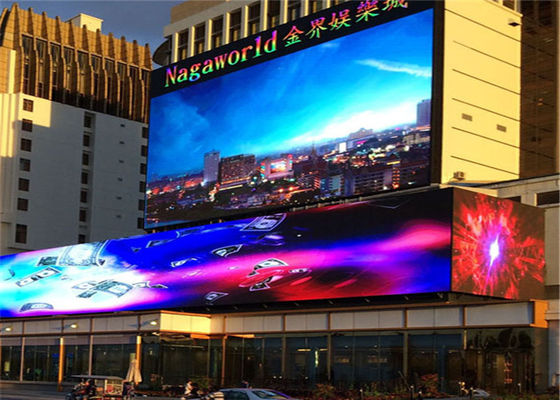 P10 HD Outdoor Fixed AVOE LED Display For Shops 1/4 Scan Mode 960*960mm Cabinet