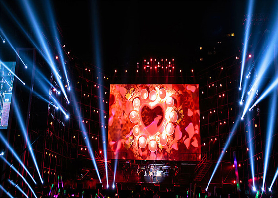 Super 4K LED TV Advertising Displays , P4.81mm LED Giant Screen Fine Smooth Picture for stage rental LED Display